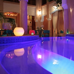 Riad turchese